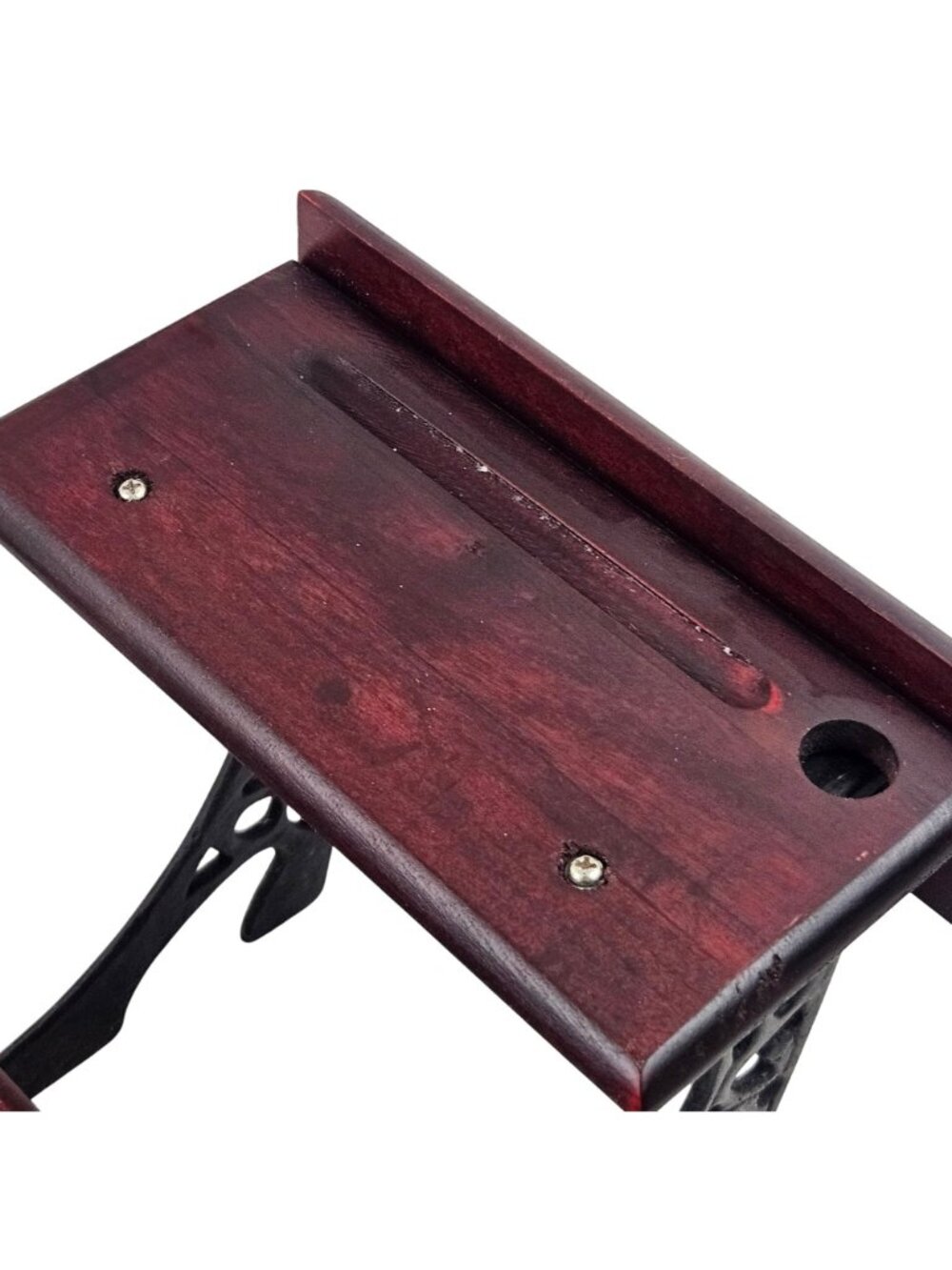 Heirloom Classics Nicole Reproduction Dollhouse School Desk Mini Wood Cast Iron - Picture 8 of 9